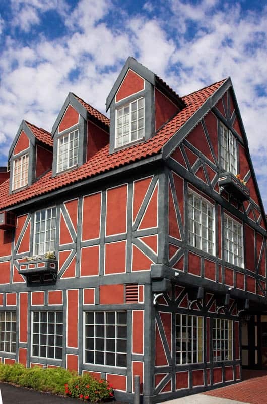 Danish architecture in Solvang, California