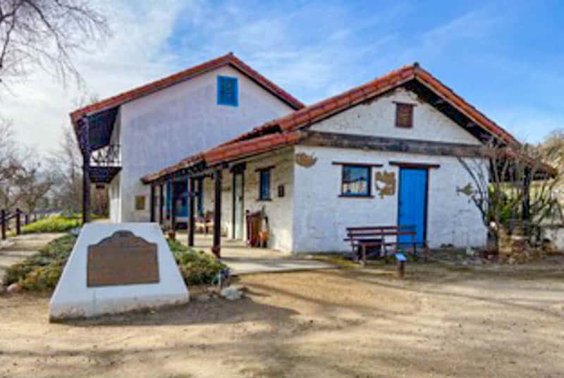 The Rios-Caledonia Adobe at San Miguel in California