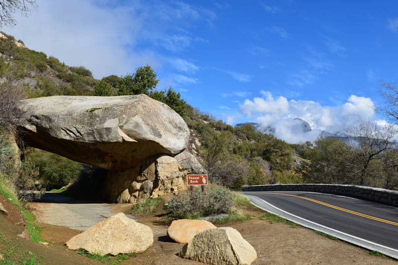 Tunnel Rock Sequoia National Park California