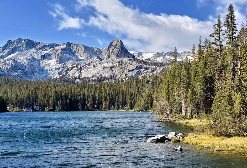 Views along the Lakes Basin Path in Mammoth Lakes California