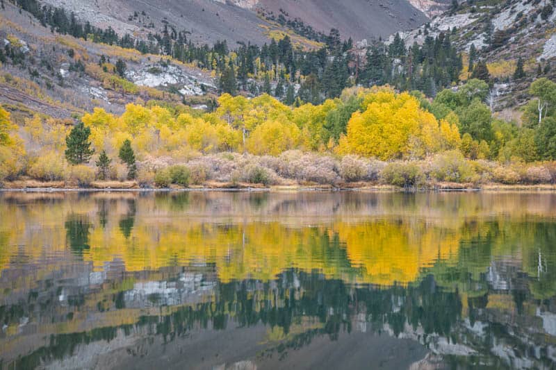 Reflections at Parker Lake in June Lake, California