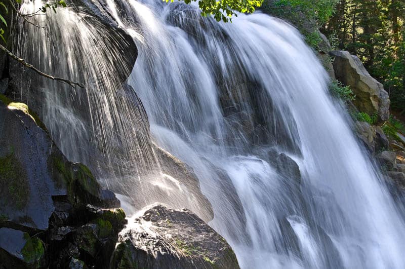 Twin Falls in Mammoth Lakes, California