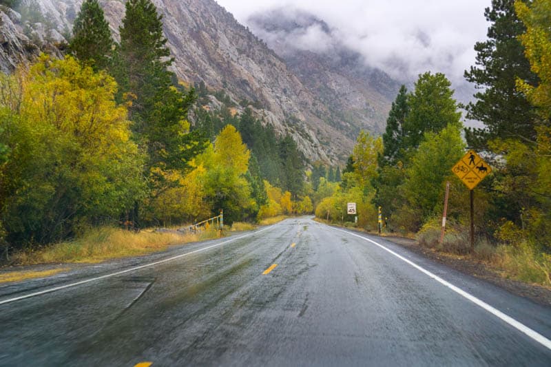 The June Lake Loop Road is one of California's most scenic drives. 