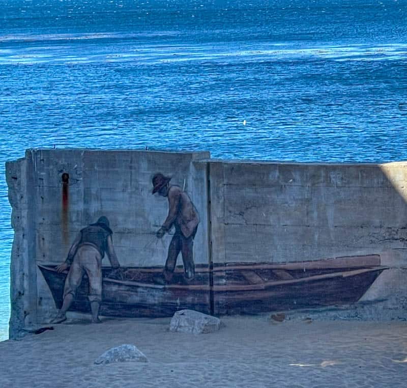 A mural along Cannery Row in Monterey California