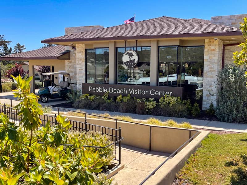 Visitor Center at Pebble Beach Resorts in California
