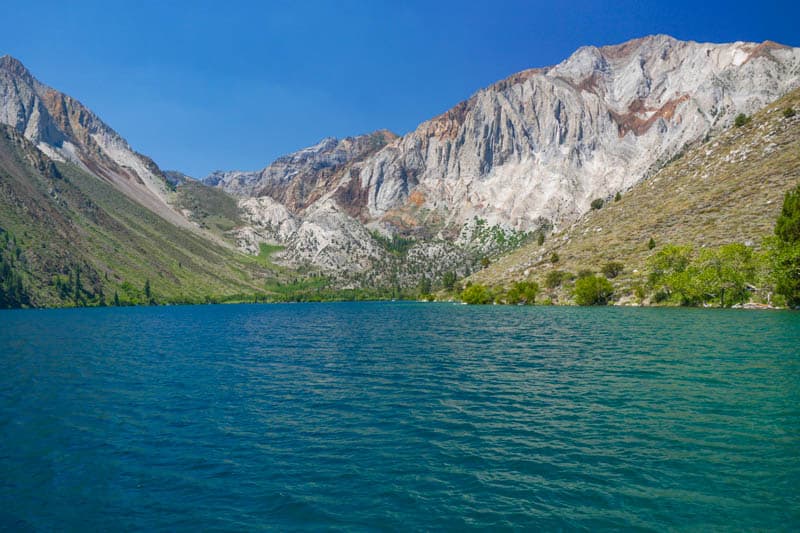 A view of Convict Lake in California