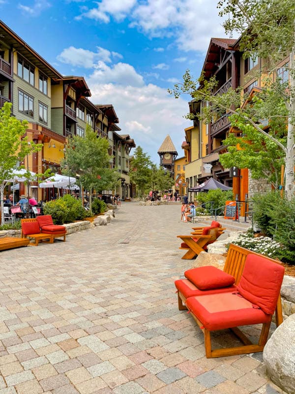 The Village at Mammoth is a fun place to hang out!