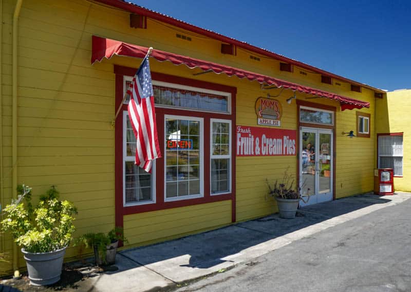 Mom's Apple Pies is a great place to enjoy Gravenstein apple pies.