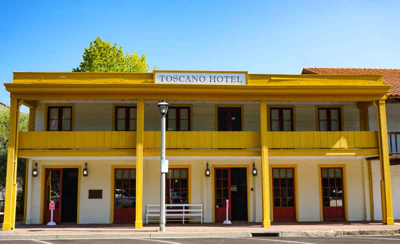 Historic Toscano Hotel Sonoma California