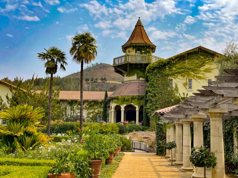 One of the most beautifulo wineries in Sonoma is Chateau St. Jean