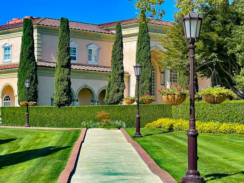 Villa at Ferrari Carano in Dry Creek Valley near Healdsburg