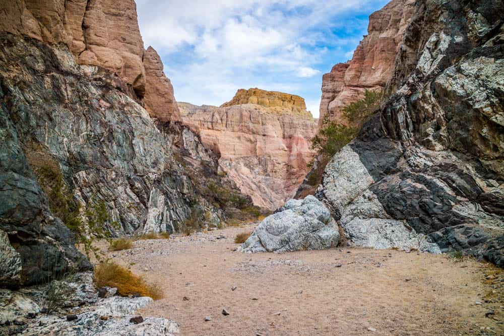 Painted Canyon in Mecca near Palm Springs, California