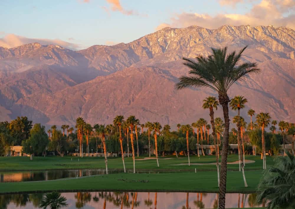 Palm Springs California in late winter