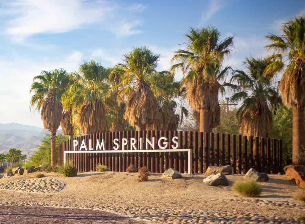 Palm Springs Sign in California