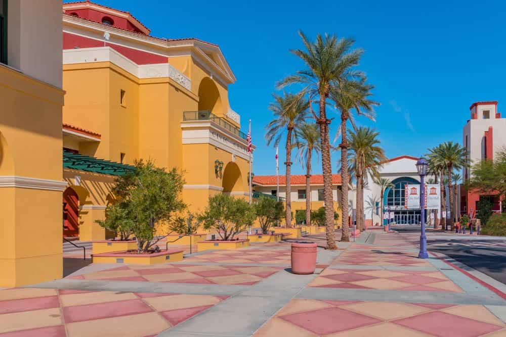 Downtown Cathedral City near Palm Springs, California