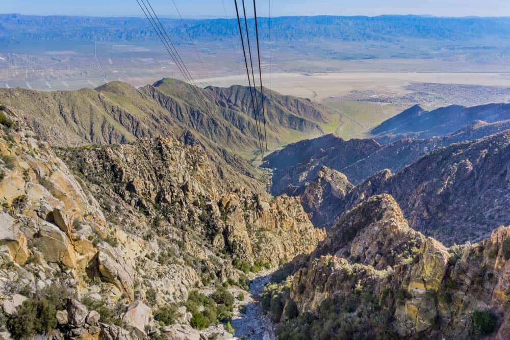 Views from the Palm Springs Aerial Tramway in Palm Springs, California