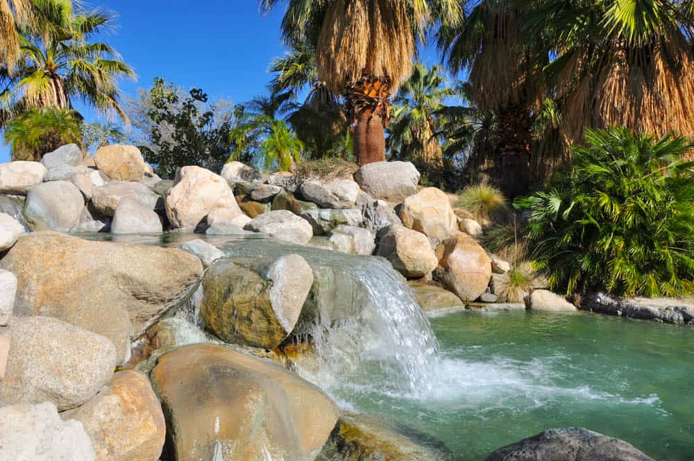 Waterfall in Palm Springs
