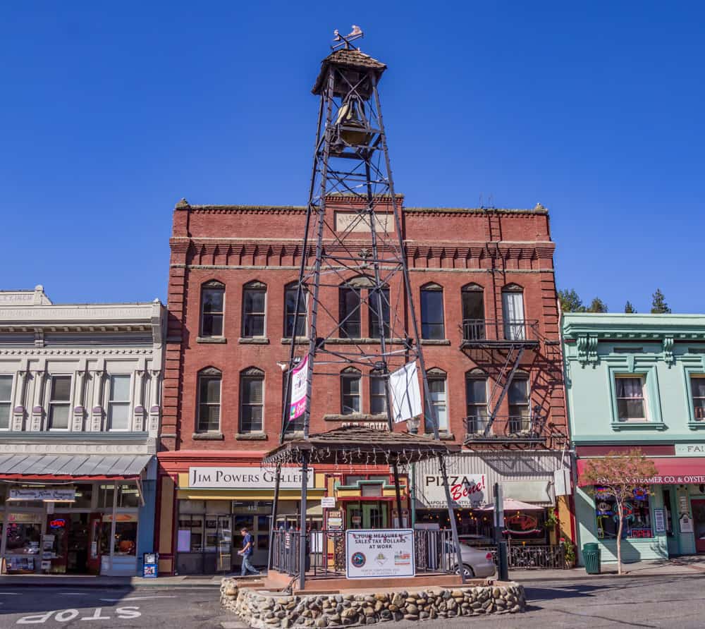 Historic Bell Tower in downtown Placerville, CA
