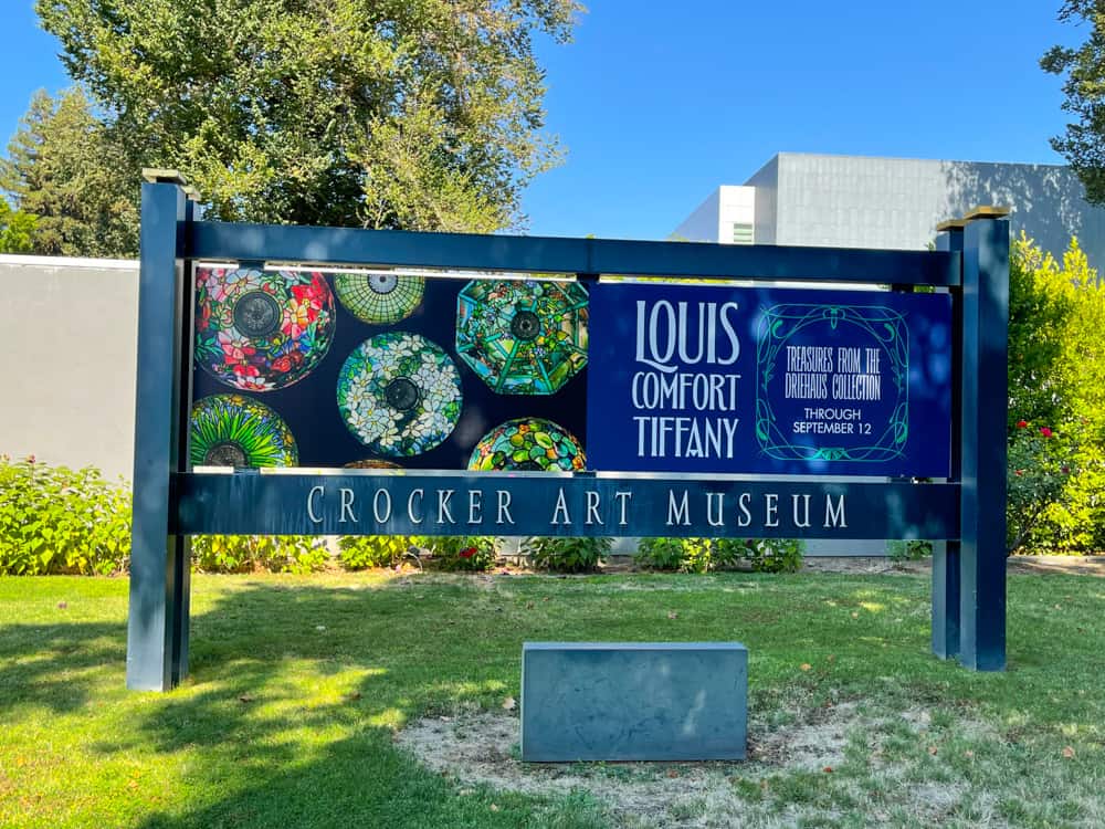 Crocker Museum Sign in Sacramento California