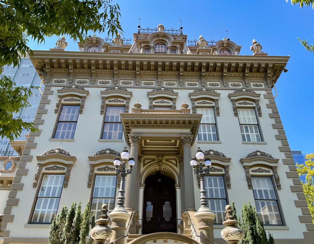 The Leland Stanford Mansion in Sacramento, California