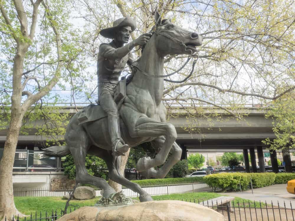 Pony Express statue in Old Sacramento CA