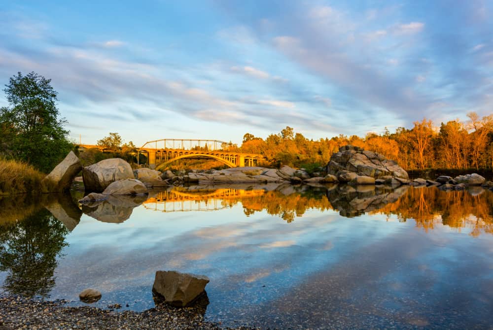 Rainbow Bridge in Folsom, California