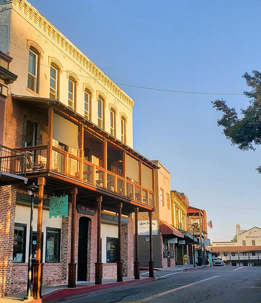 Facades in downtown Jackson, California