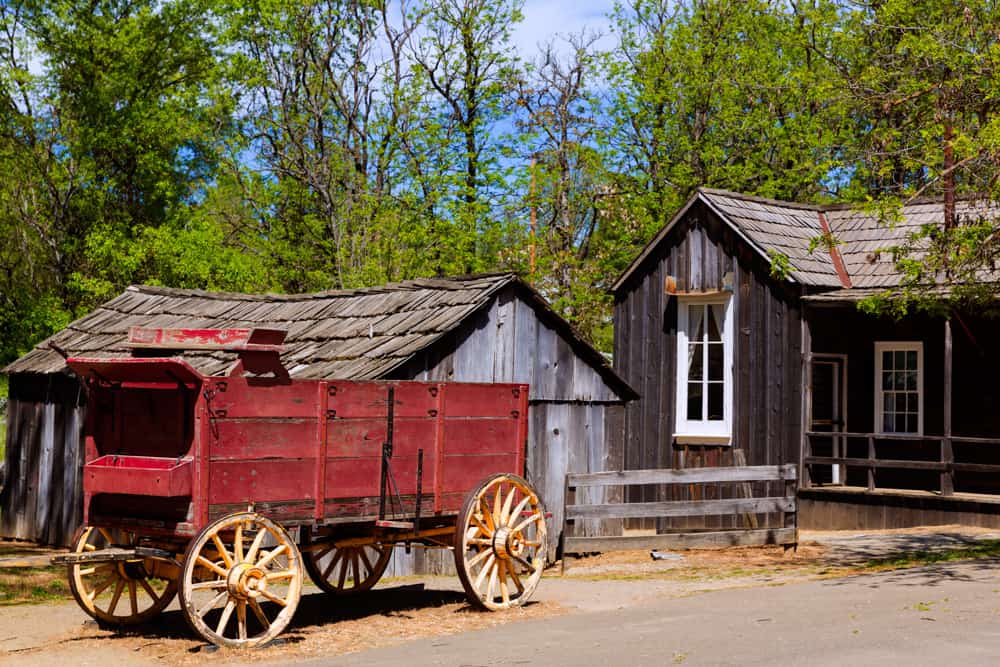 Gold Rush Town in California