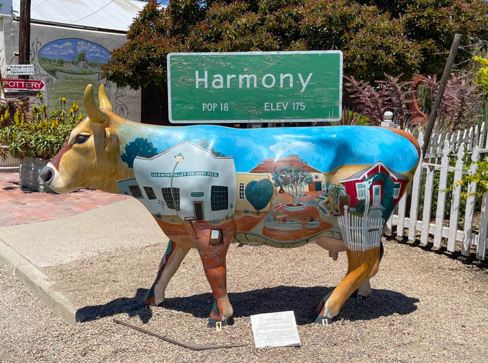 Harmony, CA, is a fun place to visit on California's Central Coast