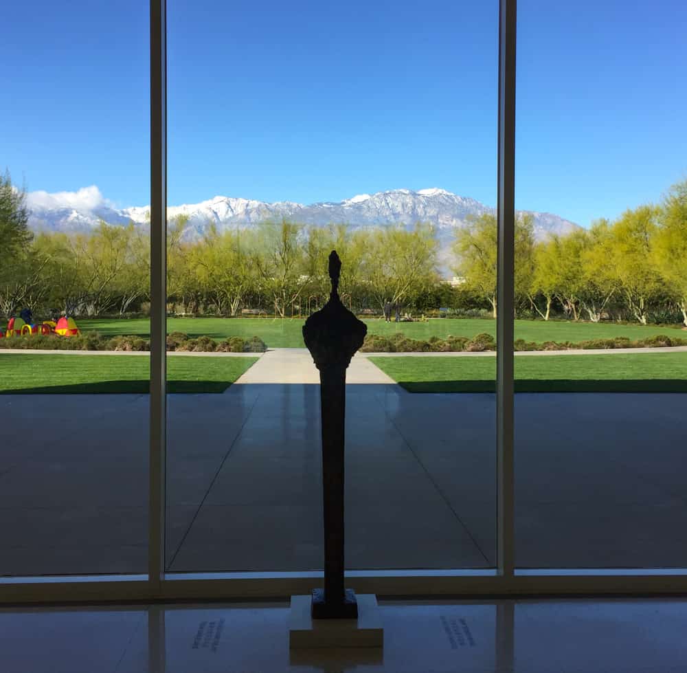 View from the lounge at the Sunnylands Center