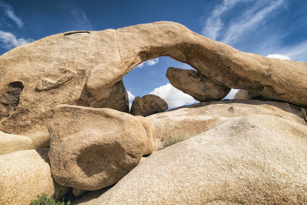 Arch Rock in Joshua Tree National Park, California