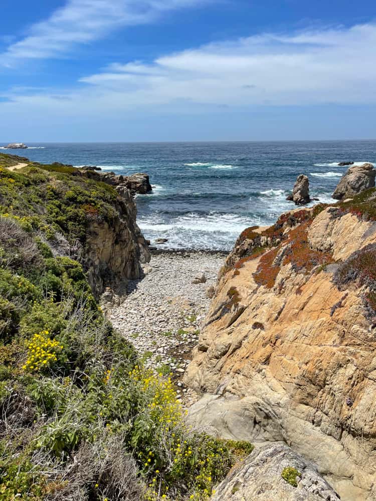 View from Garrapata State park Bluff Trail in Big Sur, California