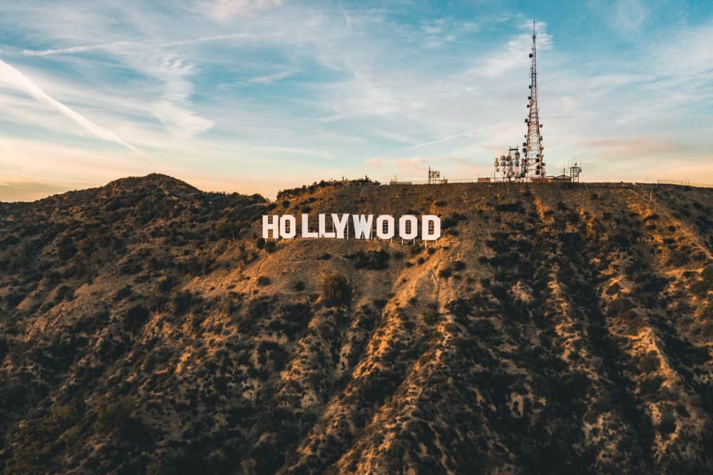 Hollywood sign in Los Angeles, California