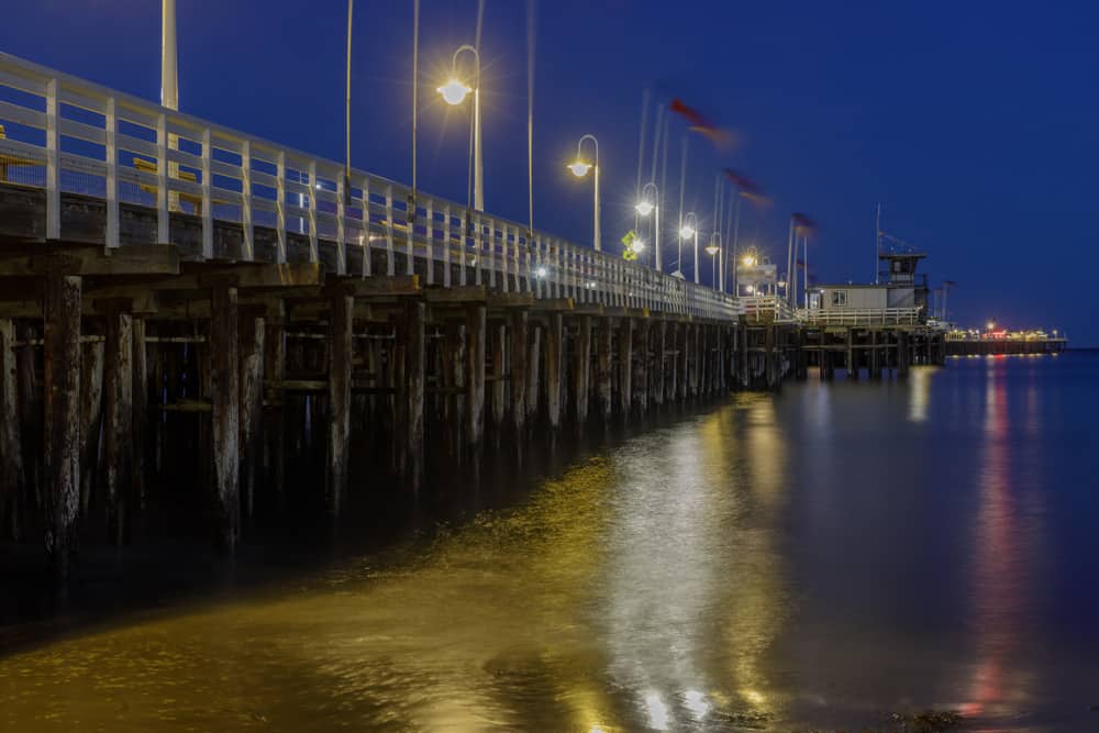 Santa Cruz Wharf in California