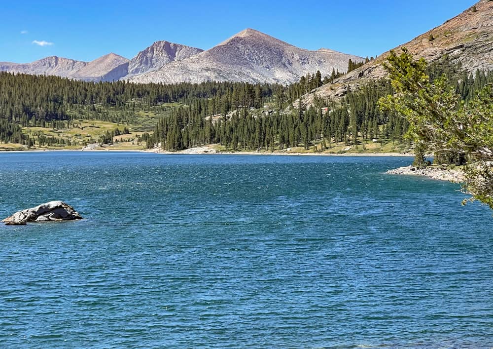 Tioga Lake in Yosemite National Park, California