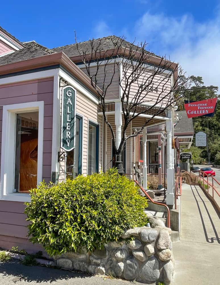 Downtown Cambria, just north of Cayucos, California