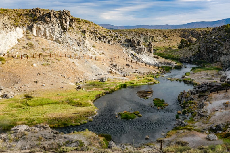 Hot Creek Geologic Site in Mammoth Lakes, CA