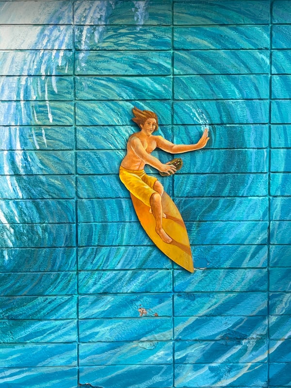 A mural in Morro Bay, California