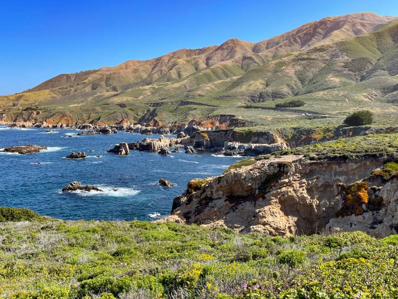 A view from the Soberanes Point Trail at Big Sur, California