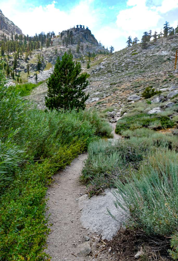 The Kearsarge Pass Trail at Onion Valley, CA