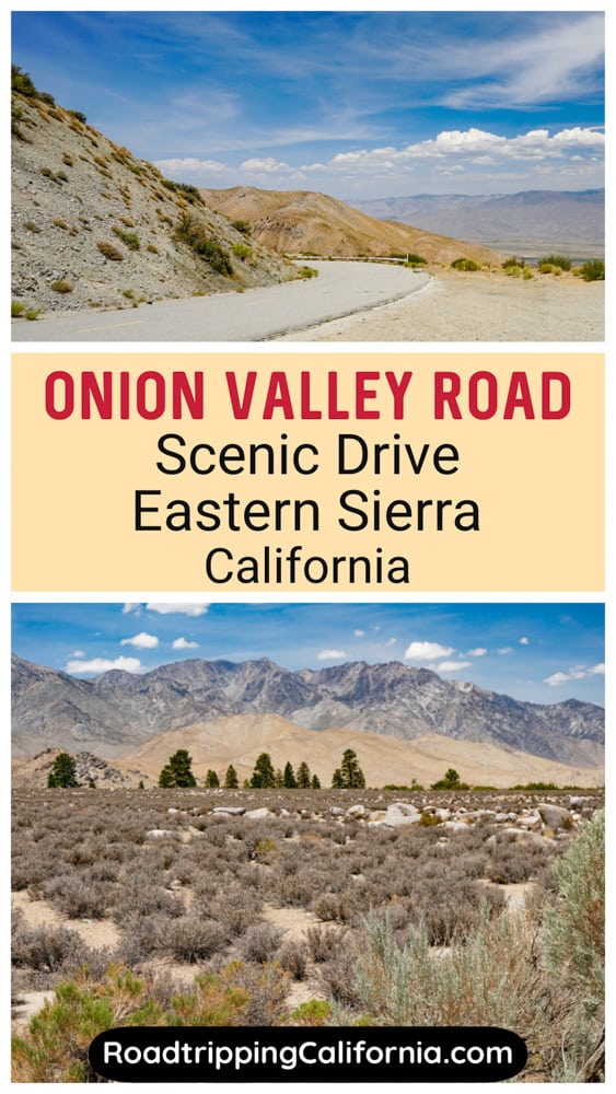 Drive the scenic Onion Valley Road from Independence, CA, to the Onion Valley trailhead for stunning views!