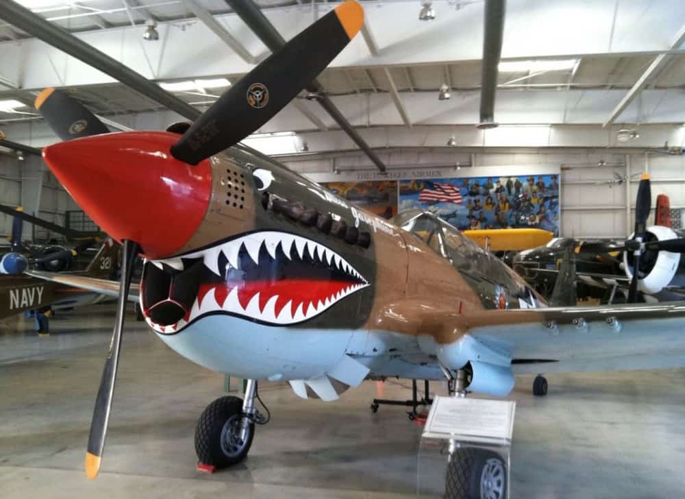 An exhibit at the Palm Springs Air Museum in California