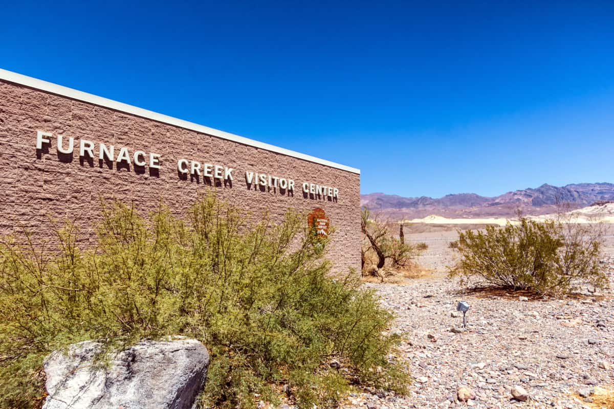 Furnace Creek Visitor Center in Death Valley National Park, California