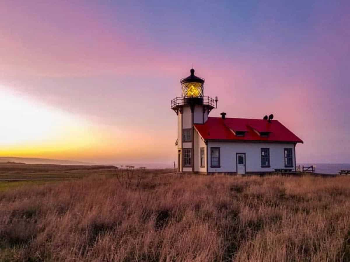 Point Cabrillo Lighthouse on the Mendocino Coast of California