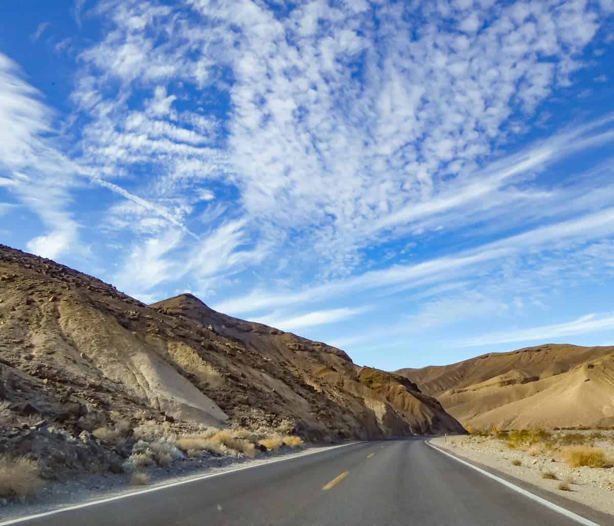 Driving to Death Valley National Park via Pahrump, Nevada