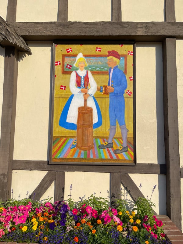 Detail on a Danish0themed facade in Solvang, CA