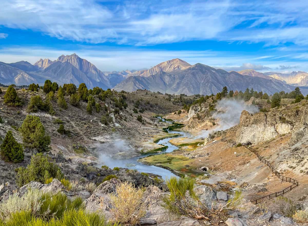Mammoth Lakes is one of the best places to visit in California in July.