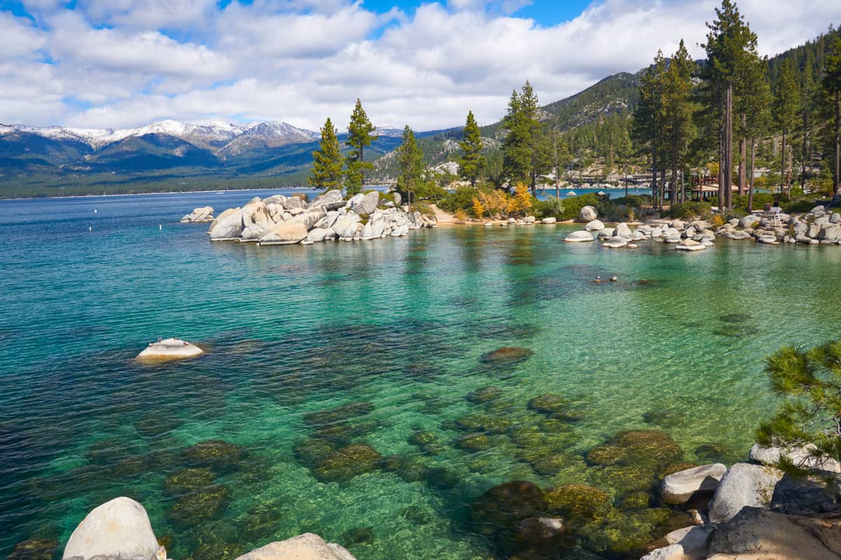 Sand Harbor State Park on the Nevada side of Lake Tahoe