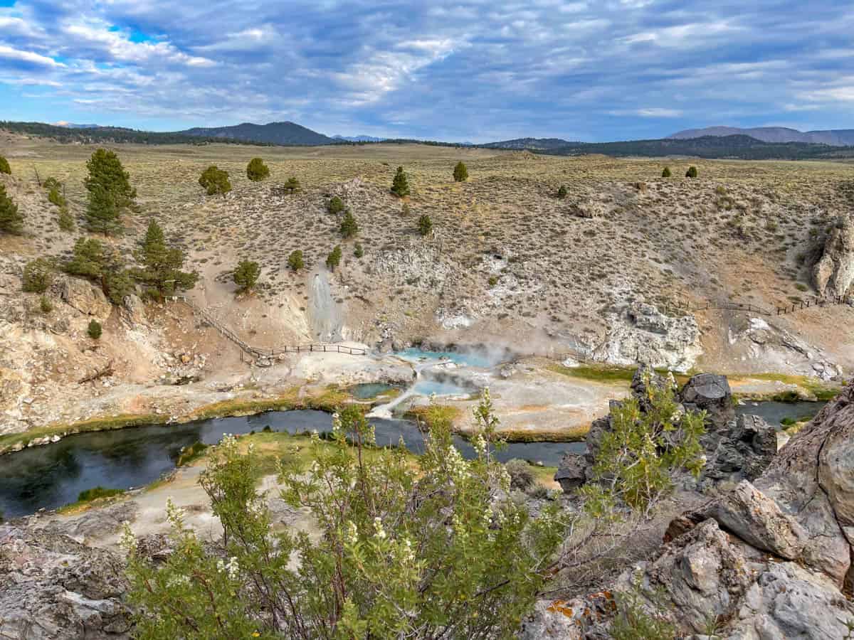 Hot Creek Geologic Site in Mammoth Lakes, California