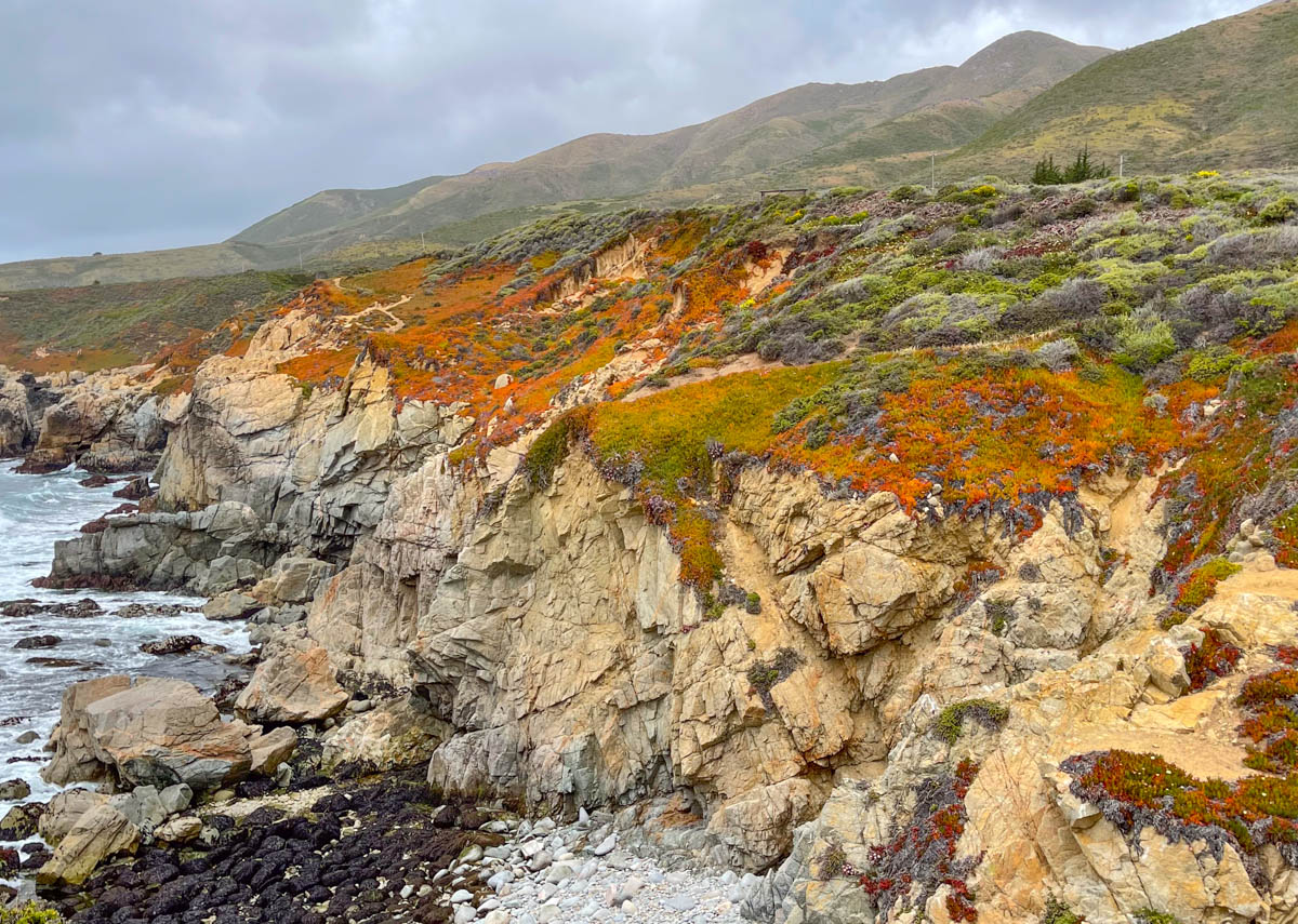 The bluffs at Soberanes Point along Big Sur are gorgeous!
